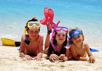 Kids on the beach